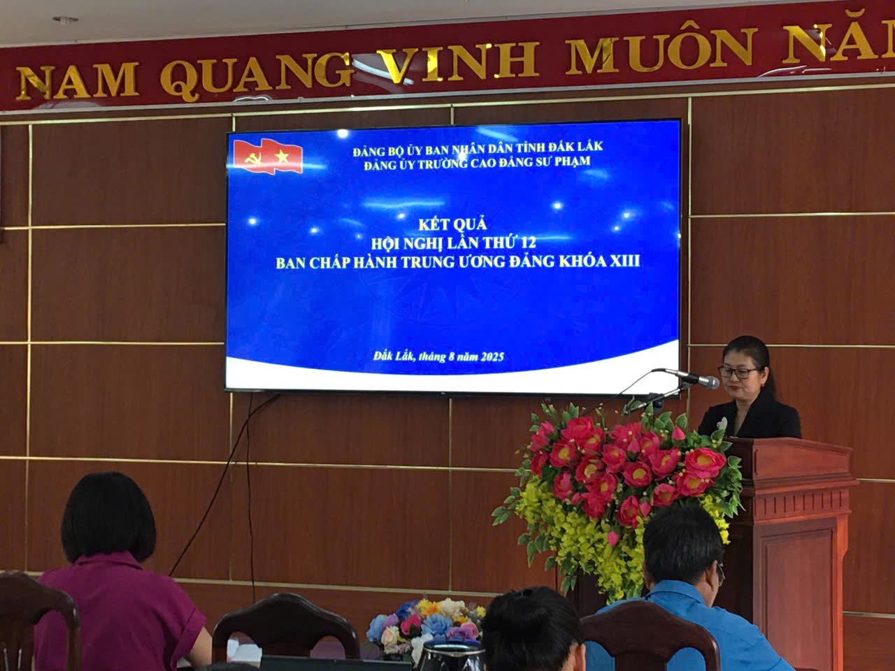 Hội nghị học tập, quán triệt và triển khai Chuyên đề năm 2025 và tuyên truyền kết quả Hội nghị lần thứ 12 Ban Chấp hành Trung ương Đảng khóa XIII